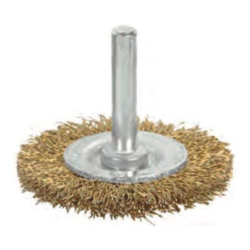 Дисковая щетка с хвостиком
