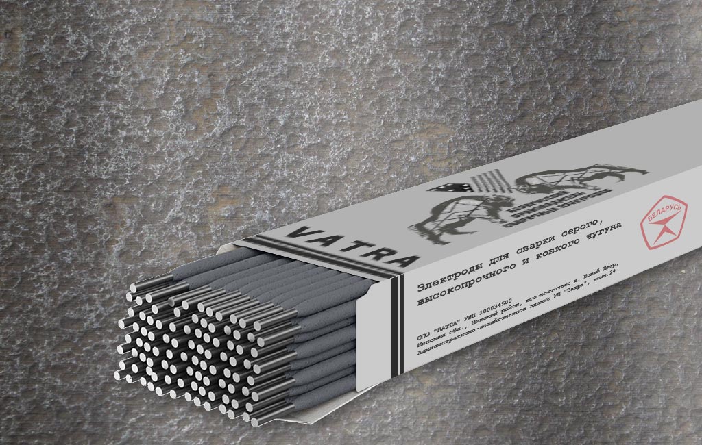 Welding electrodes for gray, high-strength and malleable cast iron